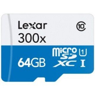 Lexar High-Performance 300x 64 GB (LSDMI64GBBNL300) microSD kullananlar yorumlar